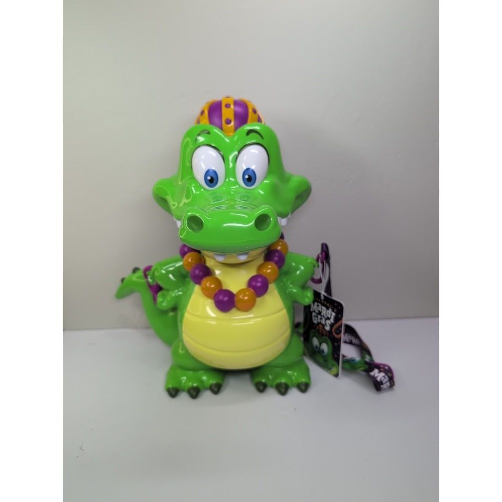 2024‎ Universal Studios Mardi Gras Parade King Gator Popcorn Bucket Light Up NEW